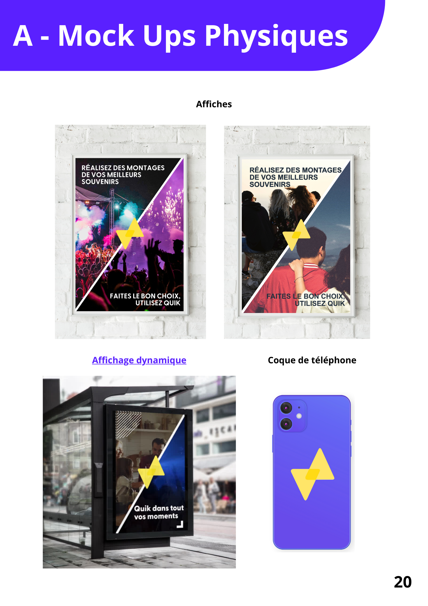 mock up coque de téléphone, affiches, affichage dynamique